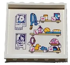 Lego 59349 Decorated Panel From 41345 Heartlake City Pet Center