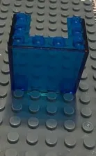 LEGO Trans Dark Blue Inverted Windscreen 3x4x4, Part 4872, 6478 6456 6455