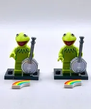 LEGO Muppets Series 71033 Collectible Minifigure Kermit the Frog #5 RARE! - (2)