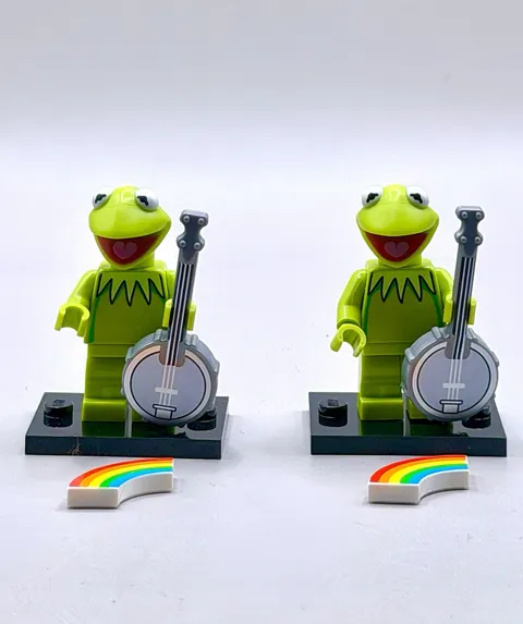 LEGO Muppets Series 71033 Collectible Minifigure Kermit the Frog #5 RARE! - (2)