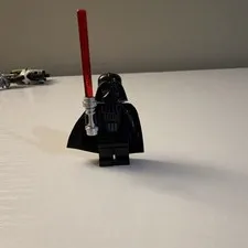 LEGO Star Wars Darth Vader Minifigure w/ Cape & Red Lightsaber 20 Years