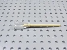LEGO Tan w/ Trans Clear Broom Utensil Accessory Minifig BS