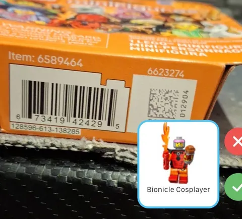 2026 Lego Series 29 Collectible Minifigure 71052 Bionicle Cosplayer COL475 NIB
