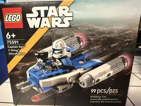 New Sealed Lego Star Wars Captain Rex Y-wing Microfighter 99 Pieces 75391