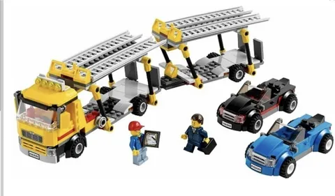Lego City Set 60060 Auto Transporter: Missing Few Stickers, Otherwise Complete 