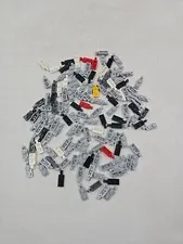 LEGO Parts 63868 Plate 1 x 2 Clip Horizontal Red Yellow Grey Black White Used
