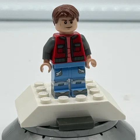LEGO Dimensions Marty McFly Minifigure Back to the Future 71201 Red Vest