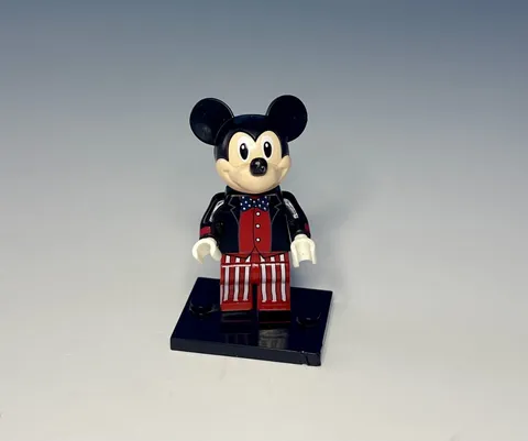 MICKEY MOUSE LEGO MINI FIGURE disney fourth of july usa bow tie election day