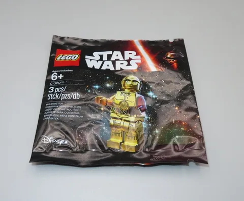 LEGO Star Wars New sealed  C-3PO polybag minifigure 5002948 red arm version
