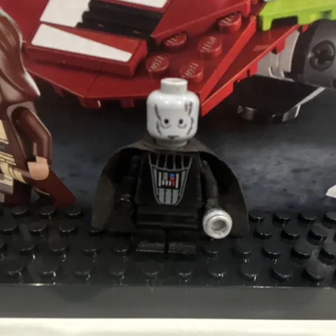 LEGO darth vader mini fig no helmet