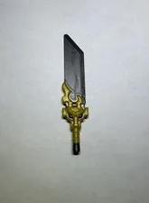 Lego Large Sword Minifigure Ninjago Warm Gold Weapon Castle New No 33