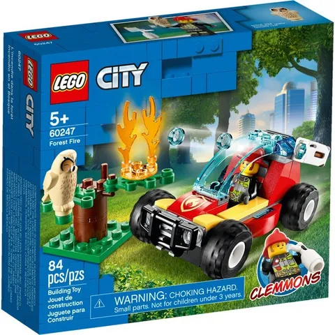LEGO 60247 Town City Forest Fire Set Factory Sealed New Never Opened Retired