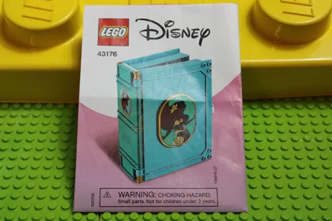 LEGO (43176) Disney Princess: Ariel's Storybook, Used, Complete W/Manual, No Box