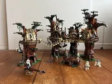 [RARE SET] LEGO Star Wars Ewok Village 10236 UCS w/ Minifigs & Box