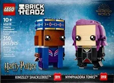 LEGO BrickHeadz Kingsley Shacklebolt Nymphadora Tonks 40618 Harry Potter Sealed