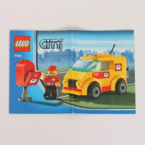 Instruction Manual for LEGO City 7731 Cargo Mail Van