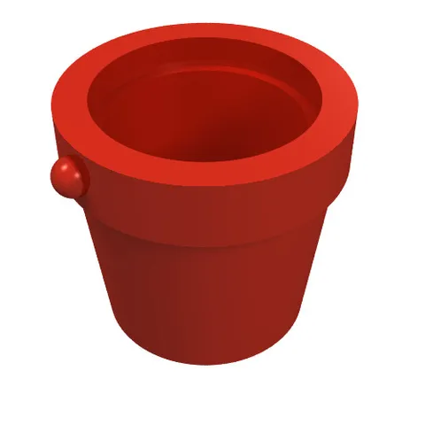 LEGO® 95343 - Minifigure, Utensil Bucket 1 x 1 x 1 Tapered with Handle Holders