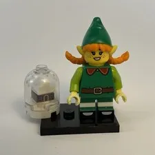 Lego Christmas Elf  Series 23 71034 Minifigure 2022 Retired New Out Of Package
