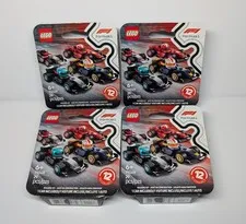 Lego F1 Formula 1 71049 Collectible Race Cars lot of 4