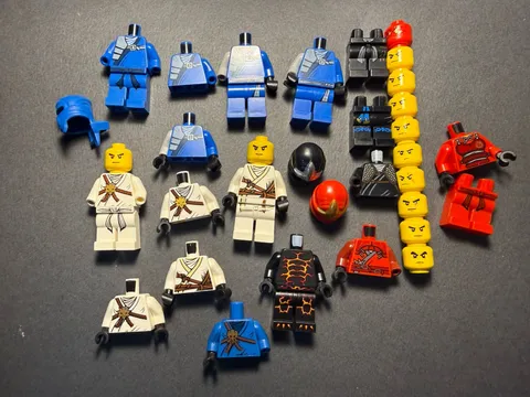 LEGO Ninjago Ninja Minifigure Lot Kai Cole Zane Jay