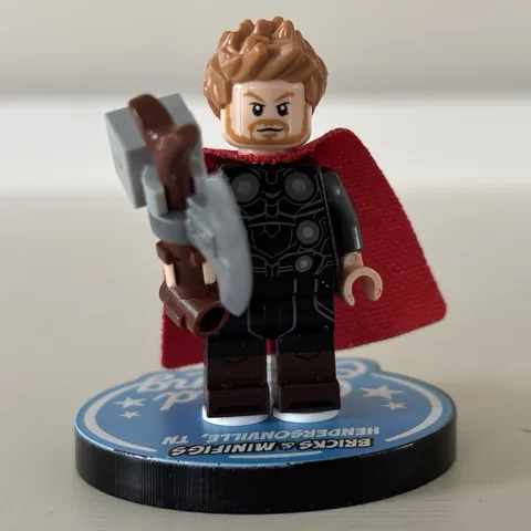 LEGO Thor minifigure from Avengers: Infinity War