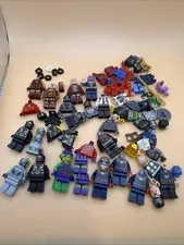 Lot of Lego Minifigure Parts & Pieces Mostly Super Heroes Marvel Incomplete