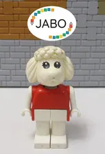 (E5/19) Lego Fabuland Figure fab14a Paulette Poodle 3641 3788