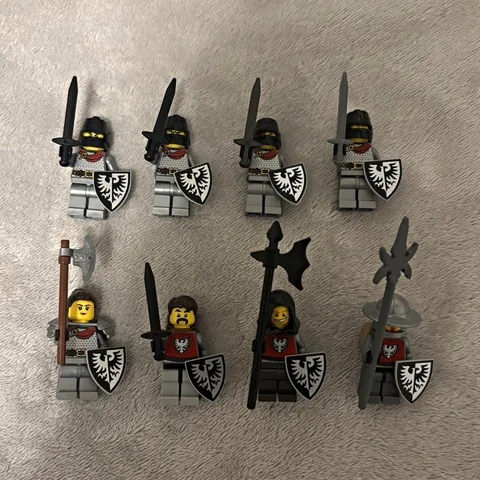 LEGO Castle Red Falcon Knights BAM Minifigure Lot
