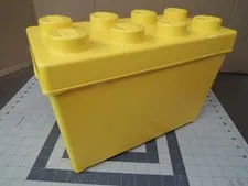 Lego BIG BOX Classic Yellow Storage Bin / Tote (14" x 7" x 10")