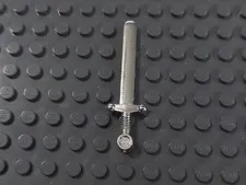 Lego 6027 Chrome Silver Sword with Round Tip - Used