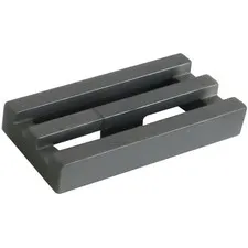 LEGO 100x Dark Bluish Gray Brick, Tile, Modified 1 x 2 Grille  inv.603