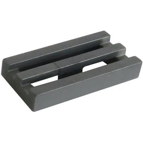 LEGO 100x Dark Bluish Gray Brick, Tile, Modified 1 x 2 Grille  inv.603