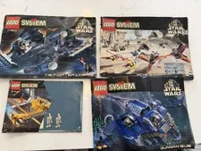 LEGO Star Wars Bulk Lot 7150 7141 7161 7171 w/ Manuals & Minifigs