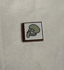 Lego SpongeBob Squarepants Squidward Wall Picture Tile 3/4" REPLACEMENT PreOwned