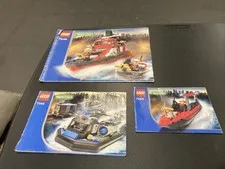 LEGO CITY 7046 7045 7043 World City Fire Command Craft Boat Manuals ONLY Lot 01