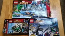 LEGO Marvel Super Heroes DC lot Of 3 Sets Incomplete*Read*