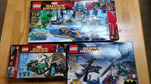 LEGO Marvel Super Heroes DC lot Of 3 Sets Incomplete*Read*