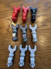 LEGO 90617 Hero Factory Arm Leg Ball Joint Ball Socket Red Gray Black 9 Pieces