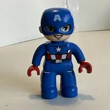 LEGO Duplo Captain America Marvel Avengers Figure Superhero Super Hero