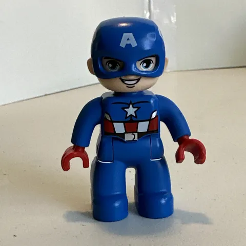 LEGO Duplo Captain America Marvel Avengers Figure Superhero Super Hero