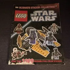 LEGO Star Wars Ultimate Sticker Collection Book 1000+ Stickers Partial Complete