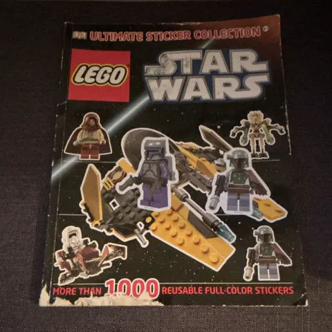 LEGO Star Wars Ultimate Sticker Collection Book 1000+ Stickers Partial Complete