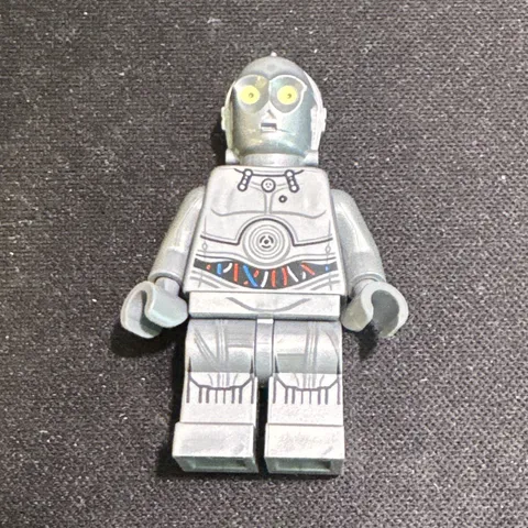 LEGO Star Wars C-3PO Minifigure Pearl Dark Gray Plastic Age 5+