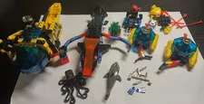Vintage LEGO Aquazone Lot Submarines 6175 6155 Minifigures As-Is Parts