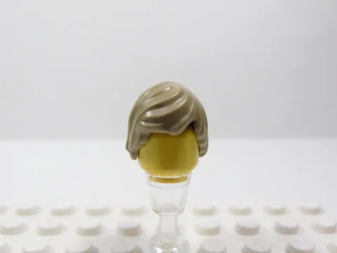 LEGO Dark Tan Swept Hair Minifig H12