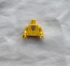Lego Minifigures Parts Torso With Hairy Chest, Pot Belly, and Tattoo
