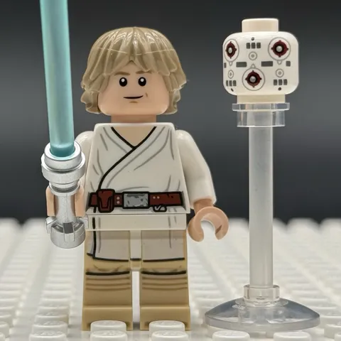 LEGO Star Wars Minifigure sw1491 Luke Skywalker Training SMART Play 75426