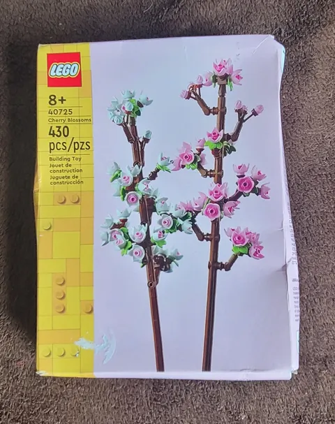 LEGO Lego Flowers: Cherry Blossoms (40725) Beautiful Home Decoration Brand New