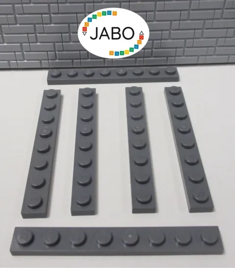 (J8/5/3) LEGO 6 x 3460 flat plate 1x8 new dark grey