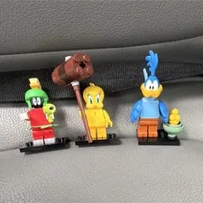LEGO Looney Tunes Minifigures Lot: Marvin the Martian, Tweety & Road Runner